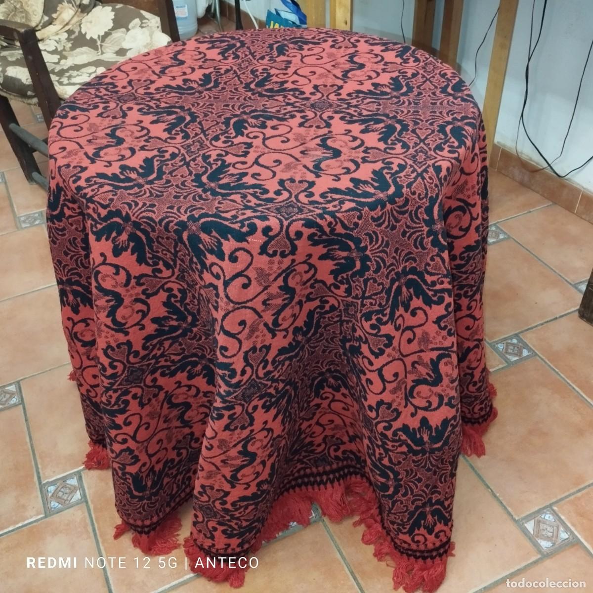 Antig&uuml;edades: FALDA DE MESA DE CAMILLA ANTIGUA - Foto 1