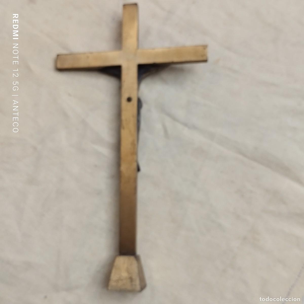 Antig&uuml;edades: CRISTO DE LAT&Oacute;N DE MESA O ALTAR - Foto 2