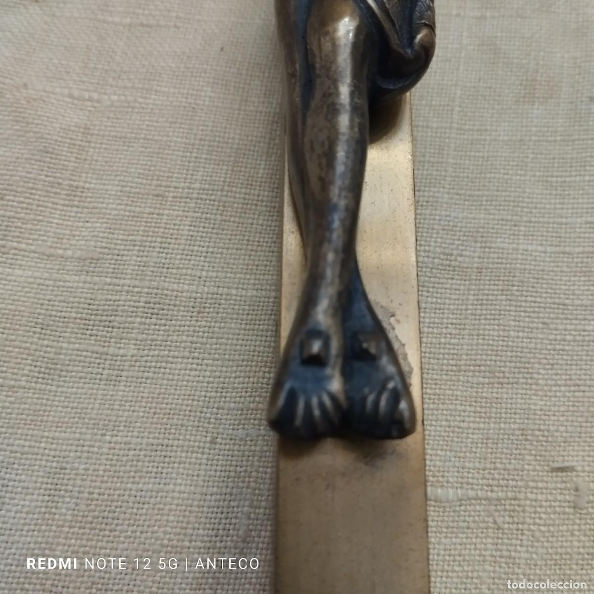 Antig&uuml;edades: CRISTO DE LAT&Oacute;N DE MESA O ALTAR - Foto 6