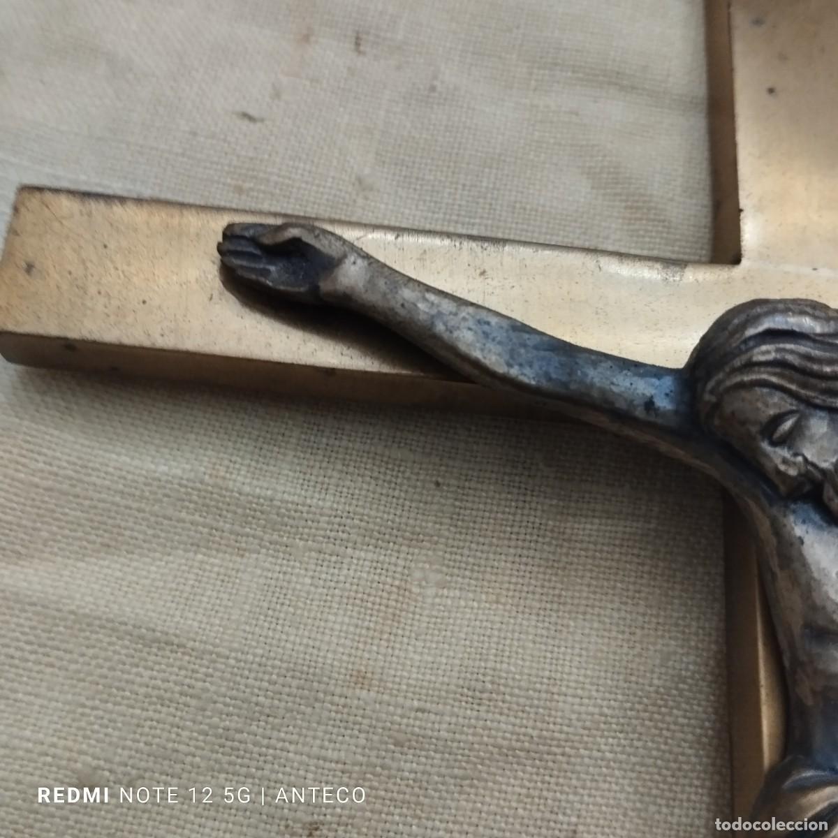Antig&uuml;edades: CRISTO DE LAT&Oacute;N DE MESA O ALTAR - Foto 8
