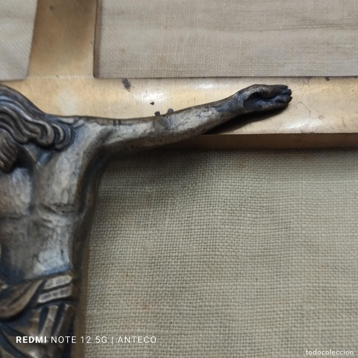 Antig&uuml;edades: CRISTO DE LAT&Oacute;N DE MESA O ALTAR - Foto 9