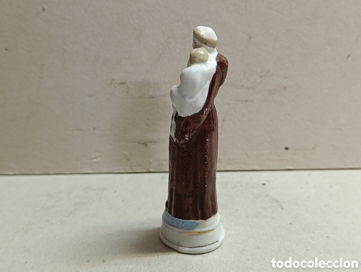 Antig&uuml;edades: SAN ANTONIO EN PORCELANA BISCUIT. - Foto 4
