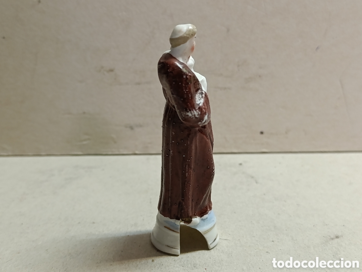 Antig&uuml;edades: SAN ANTONIO EN PORCELANA BISCUIT. - Foto 6