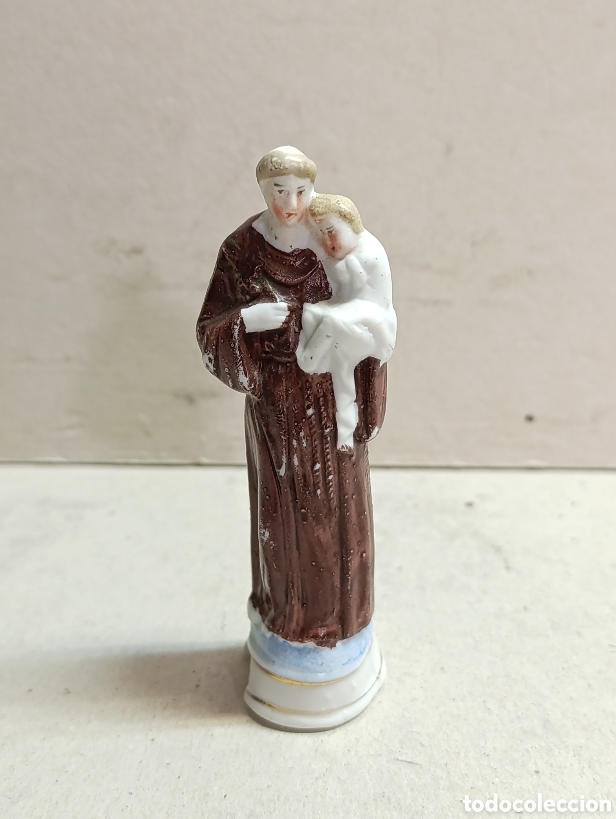 Antig&uuml;edades: SAN ANTONIO EN PORCELANA BISCUIT. - Foto 11