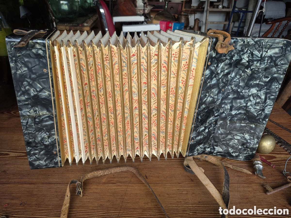 Antig&uuml;edades: antiguo y bonito acordeon - Foto 6