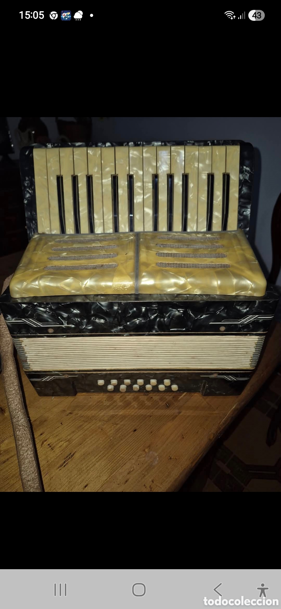 Antig&uuml;edades: antiguo y bonito acordeon - Foto 1