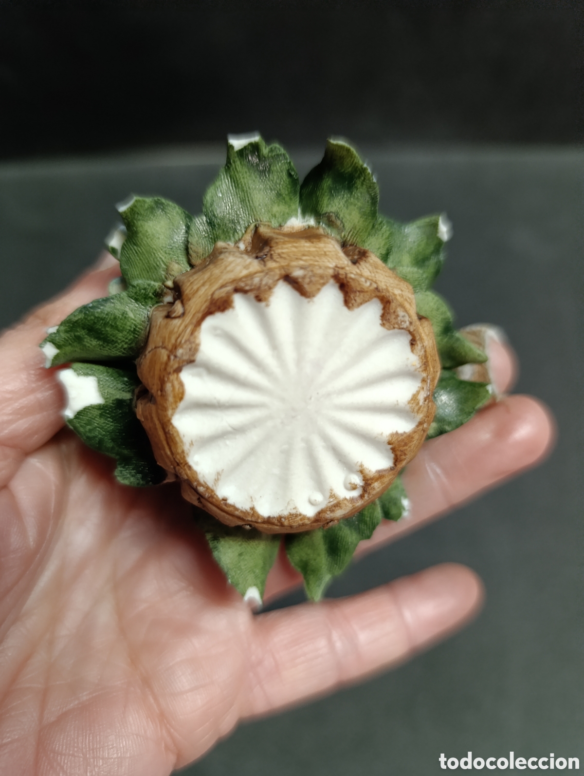 Antig&uuml;edades: CESTITA DE PORCELANA BISCUIT. - Foto 4