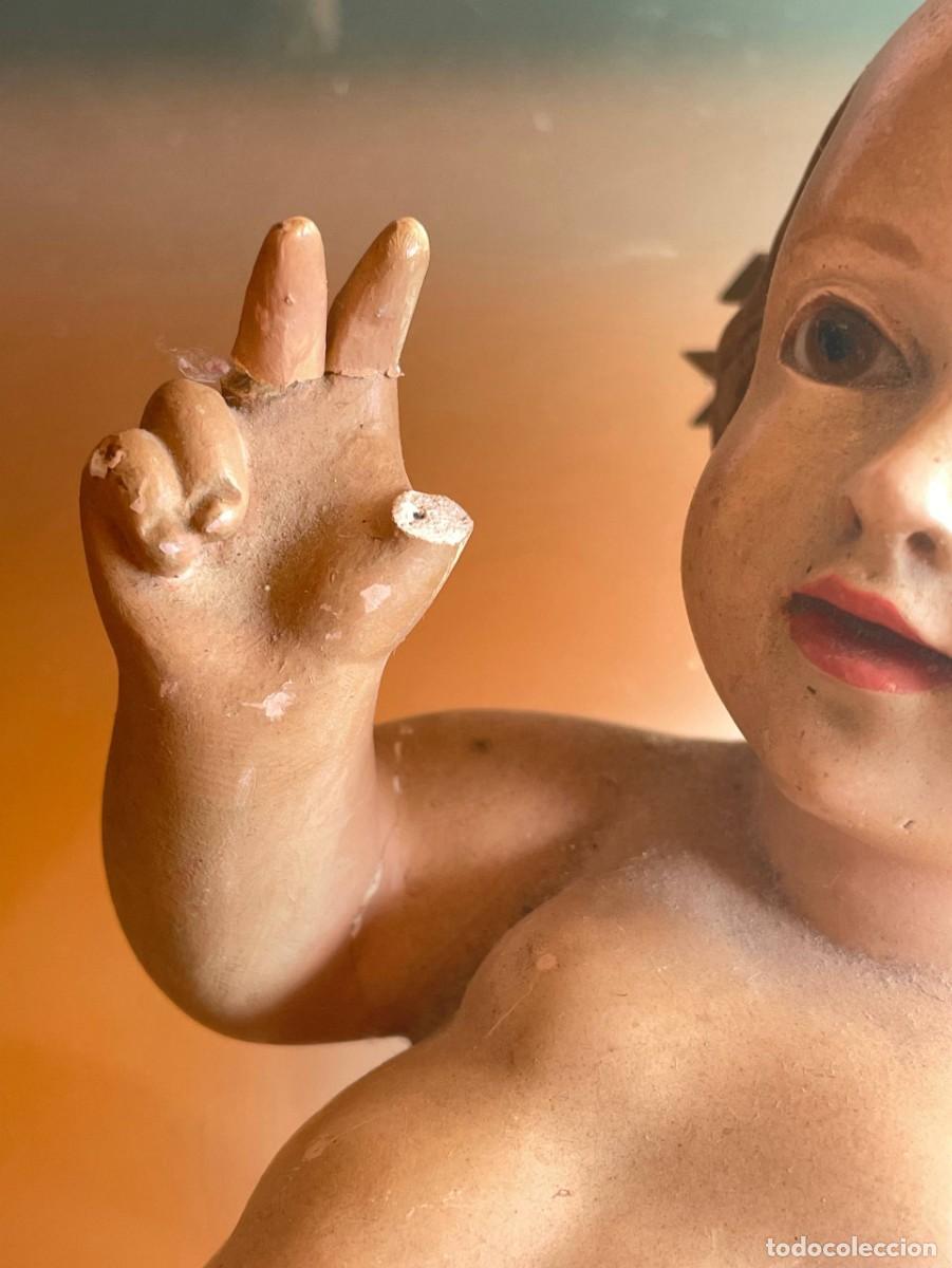 Antig&uuml;edades: Ni&ntilde;o Jes&uacute;s marca Olot. - Foto 3
