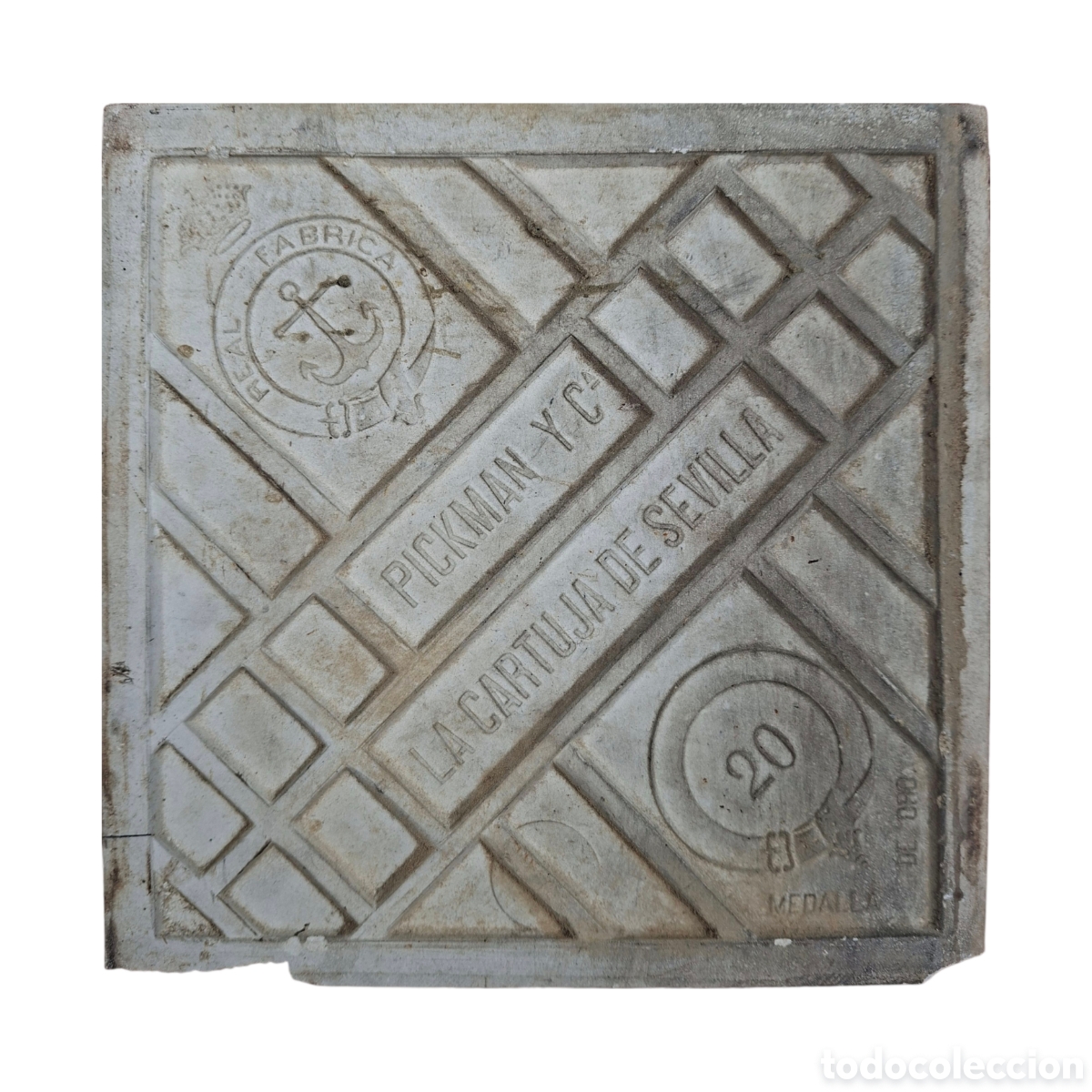 Antig&uuml;edades: Azulejo antiguo de Triana Pickman - Foto 2