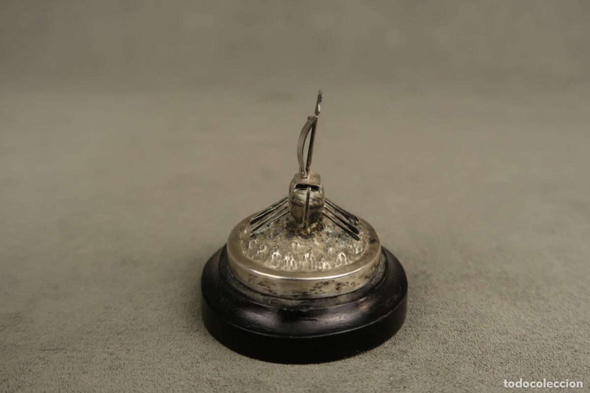 Antig&uuml;edades: Antigua Miniatura Barco de Plata - Foto 5