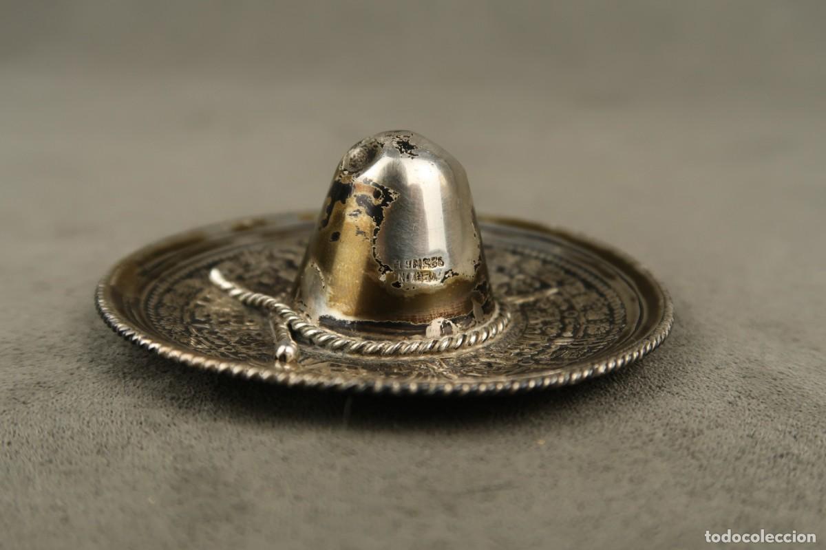 Antig&uuml;edades: Antiguo Sombrero de Plata Mexico - Foto 4