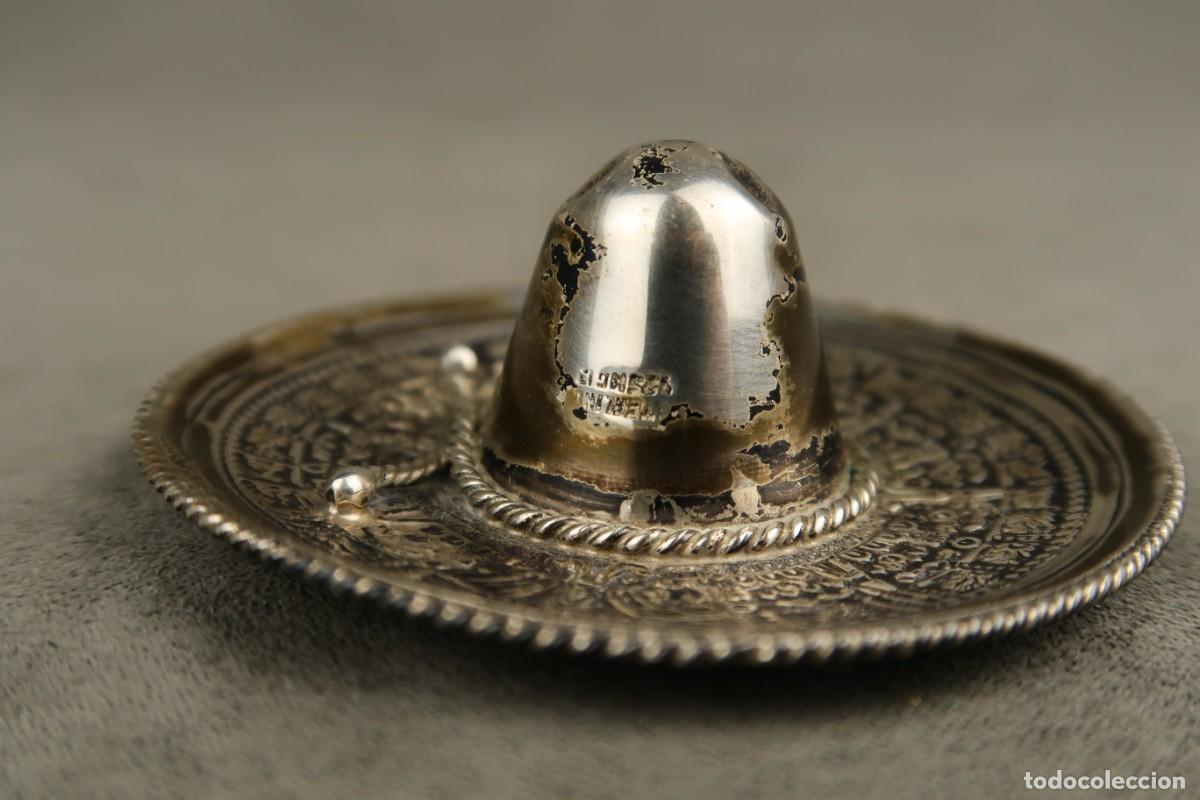Antig&uuml;edades: Antiguo Sombrero de Plata Mexico - Foto 5