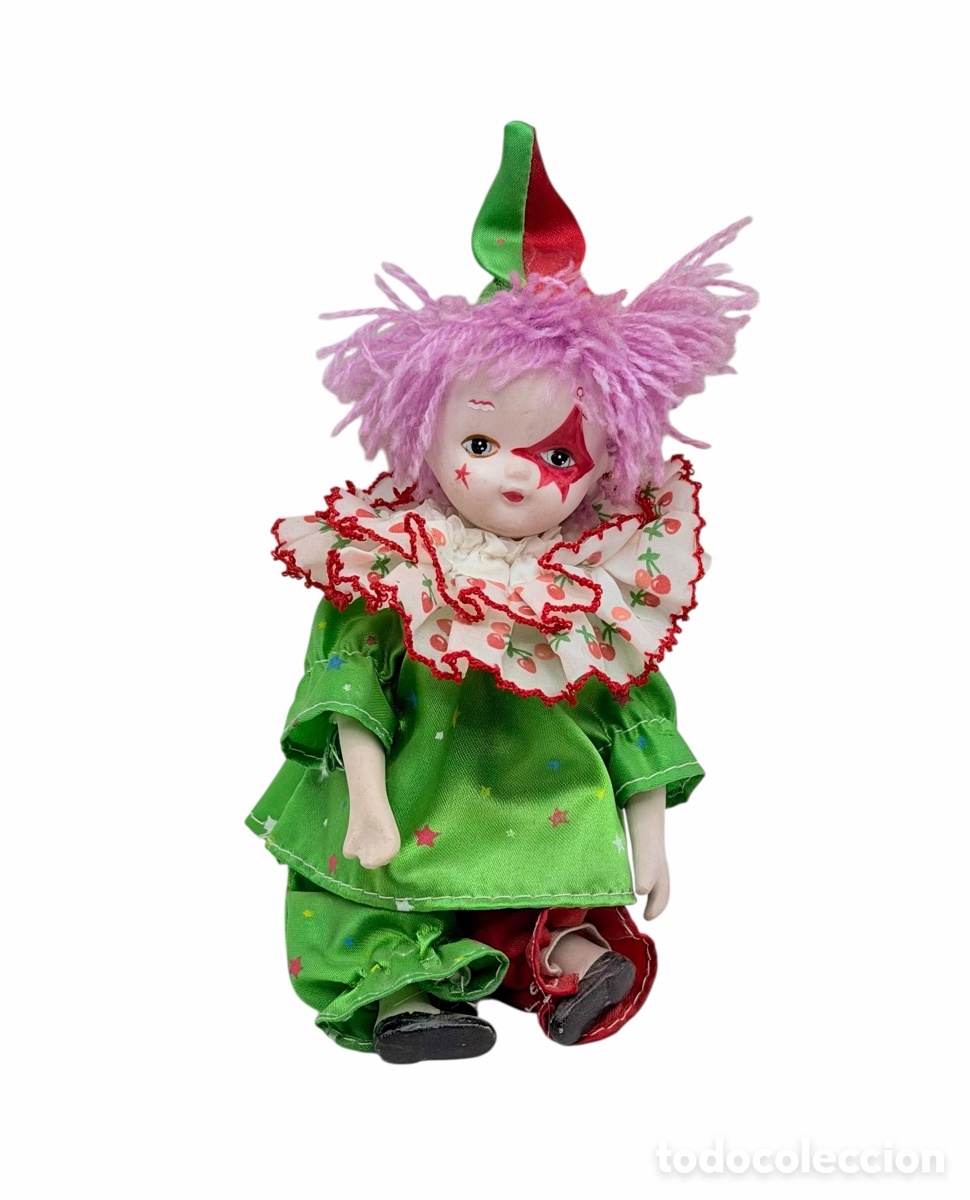 Antig&uuml;edades: Figura Payaso de Porcelana
