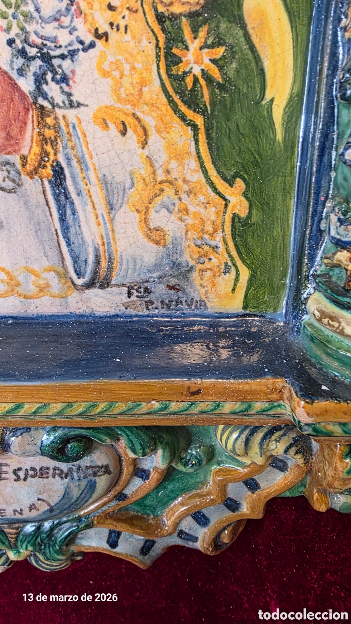 Antig&uuml;edades: Antiguo Retablo Ntra Sra Macarena - Foto 5