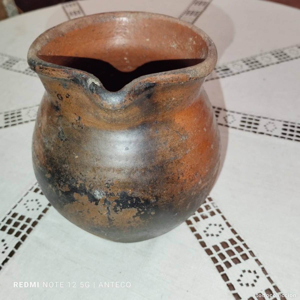 Antig&uuml;edades: PUCHERO ANTIGUO DE BARRO COCIDO - Foto 2