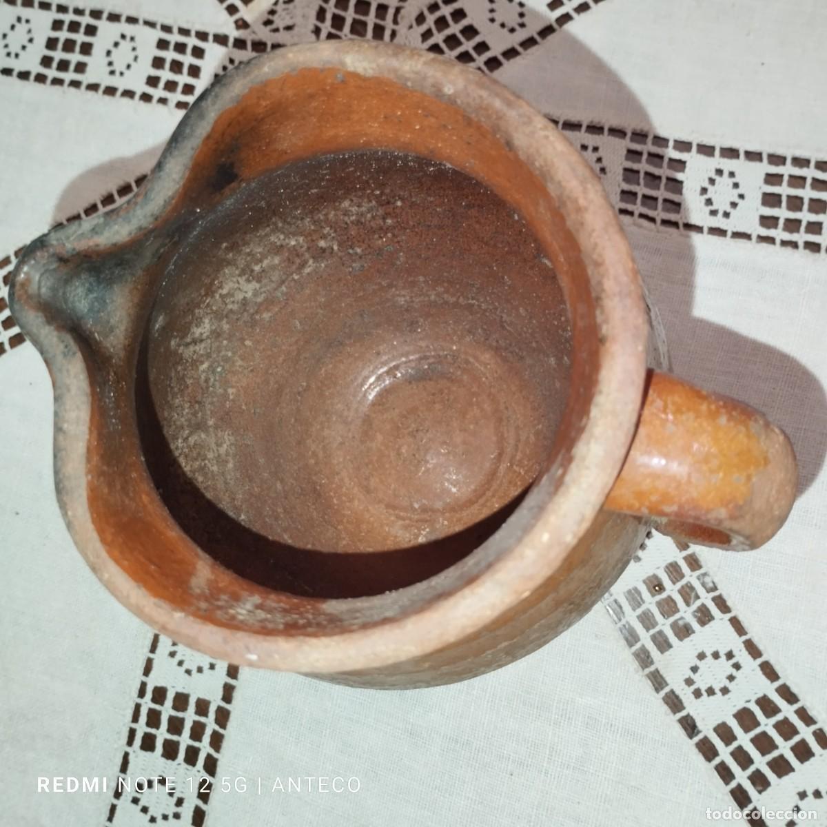 Antig&uuml;edades: PUCHERO ANTIGUO DE BARRO COCIDO - Foto 3