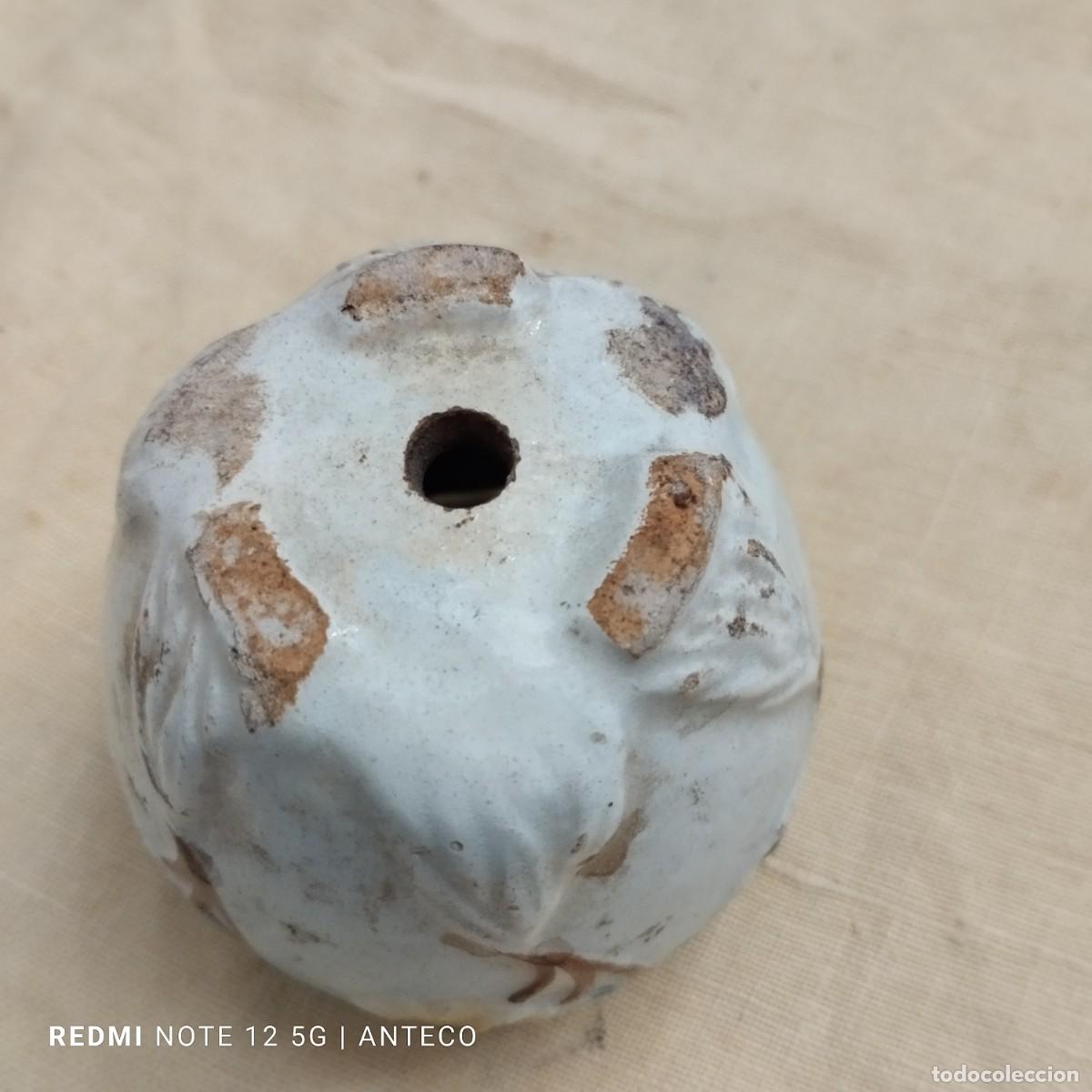 Antig&uuml;edades: MACETERO MINI DE PORCELANA DECORADA A MANO - Foto 3