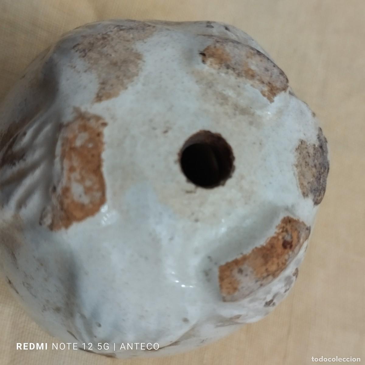 Antig&uuml;edades: MACETERO MINI DE PORCELANA DECORADA A MANO - Foto 6