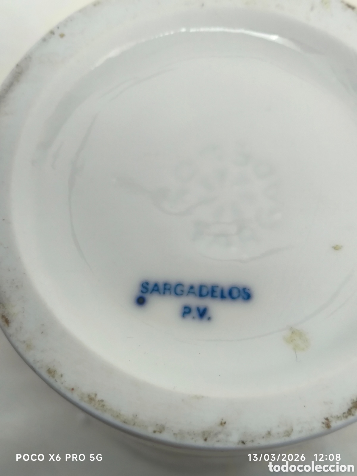 Antig&uuml;edades: Jarr&oacute;n Sargadelo azul y verde - Foto 8