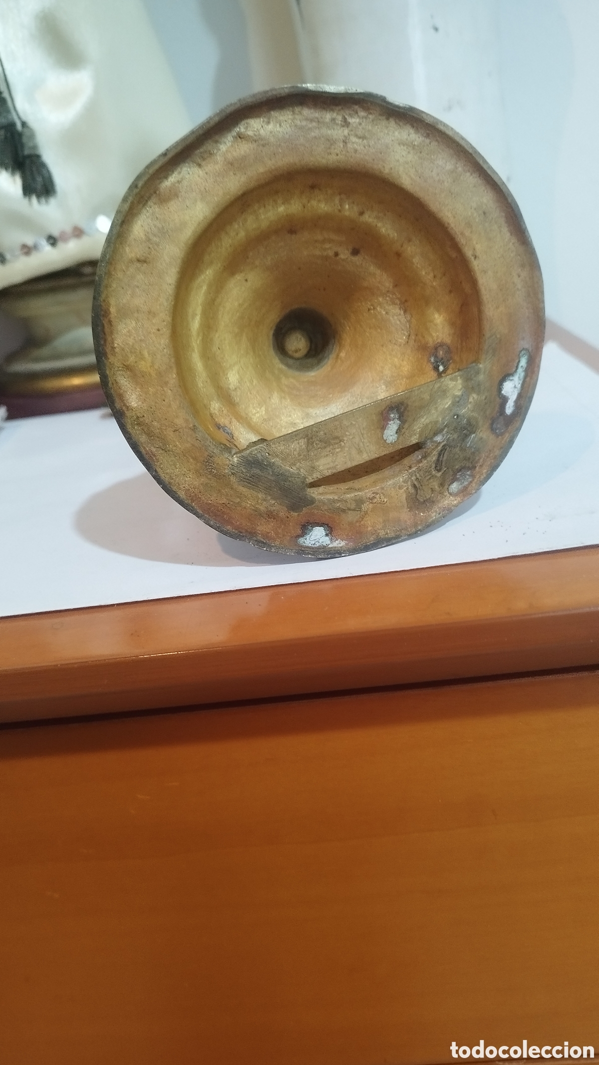 Antig&uuml;edades: Campanilla Modernista d&eacute; bronce - Foto 4