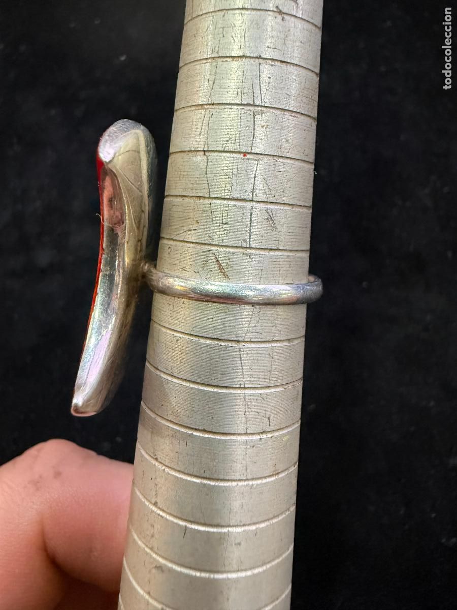 Antig&uuml;edades: ANILLO PLATA DE LEY CONTRASTADA - Foto 4