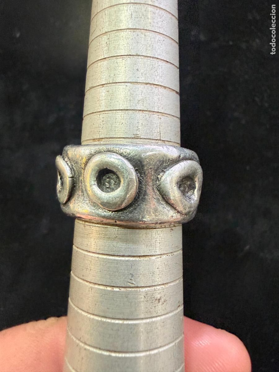 Antig&uuml;edades: ANILLO PLATA DE LEY CONTRASTADA - Foto 3