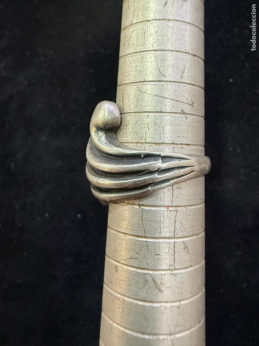 Antig&uuml;edades: ANILLO PLATA DE LEY CONTRASTADO - Foto 2