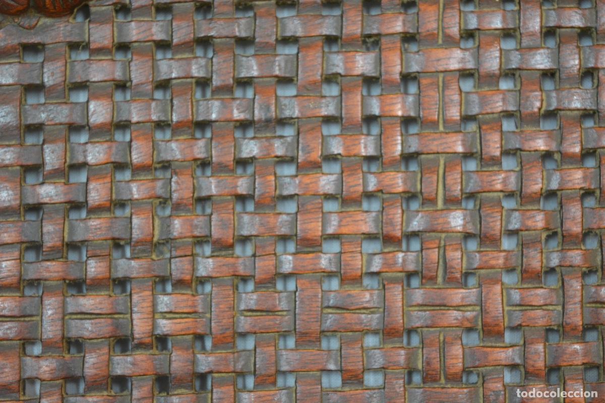 Antig&uuml;edades: Bandeja tallada en madera &ndash; Indochina - Foto 8