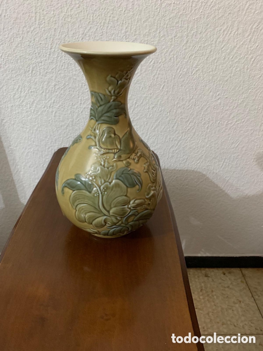 Antig&uuml;edades: Jarron gorriones Lladro - Foto 4