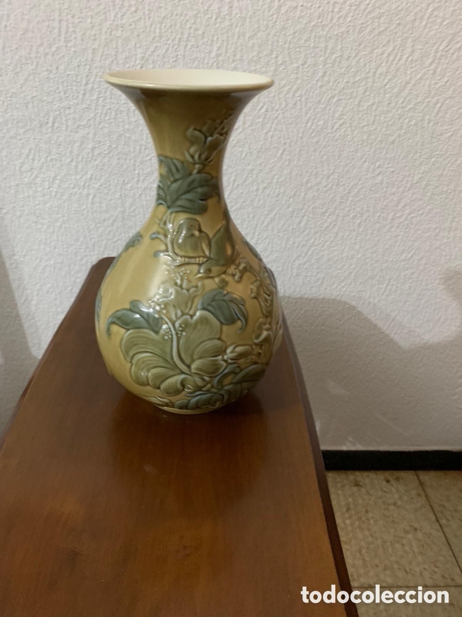 Antig&uuml;edades: Jarron gorriones Lladro - Foto 1
