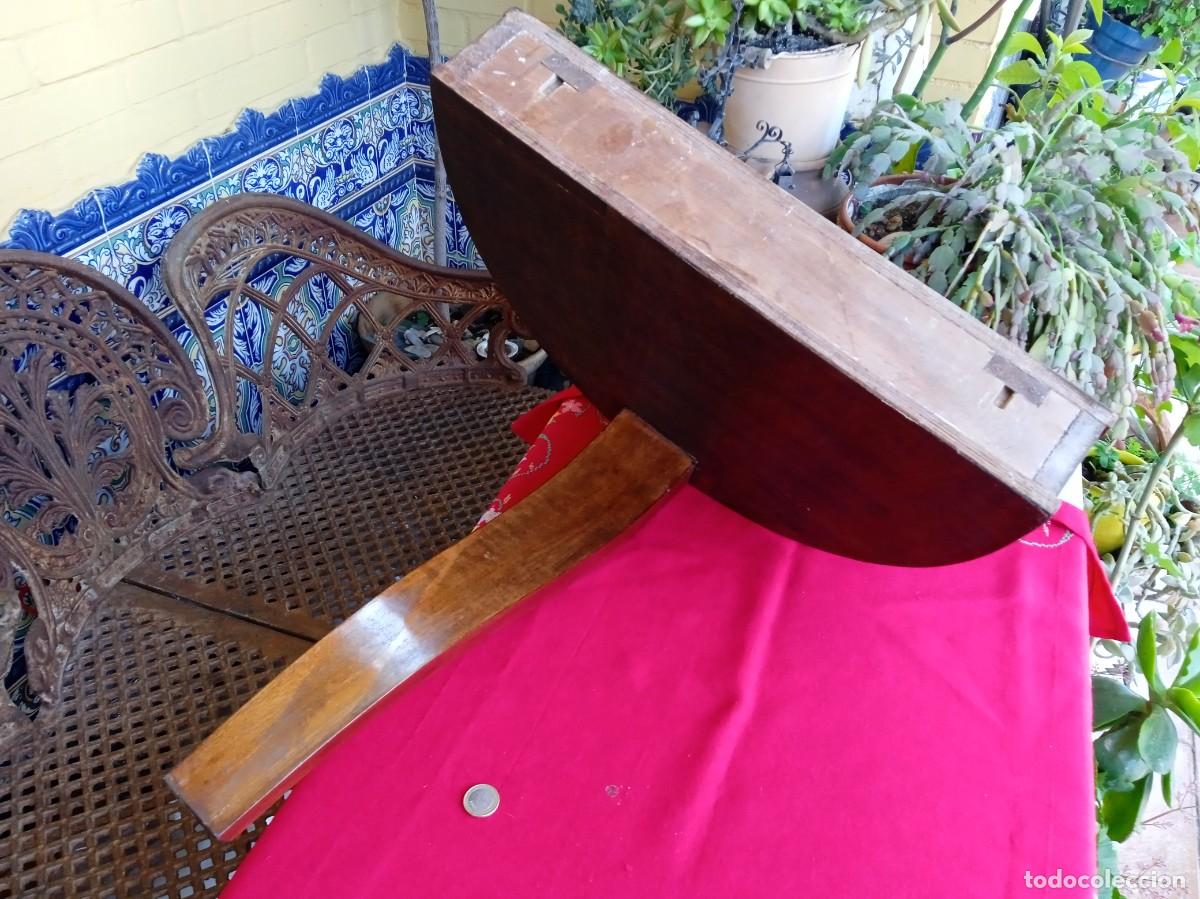 Antig&uuml;edades: Mueble M&eacute;nsula repisa de madera para pared - Foto 7