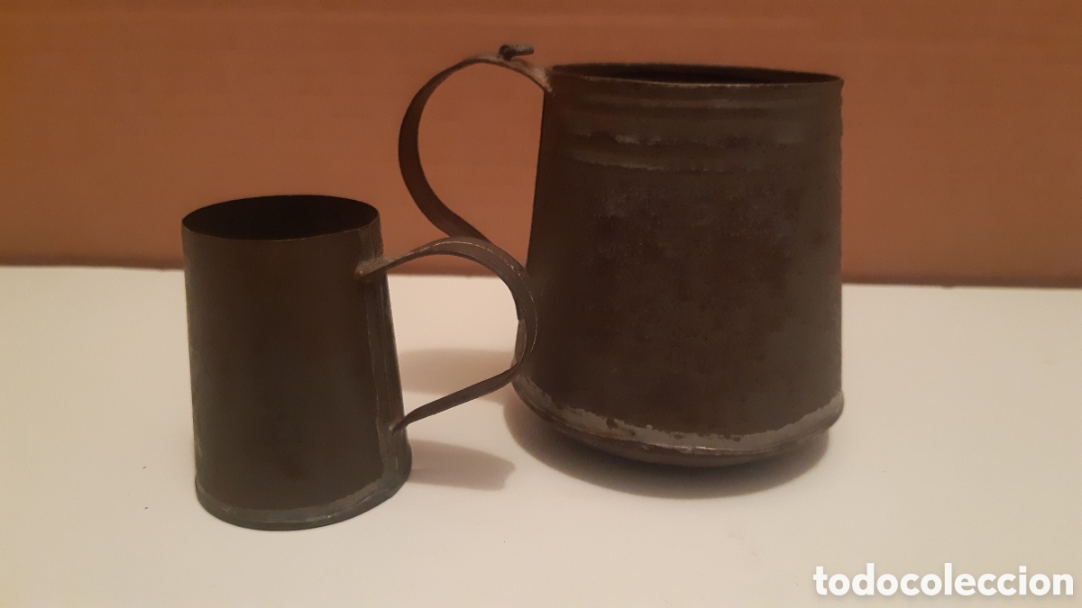 Antig&uuml;edades: Medidas de aceite antiguas - Foto 1