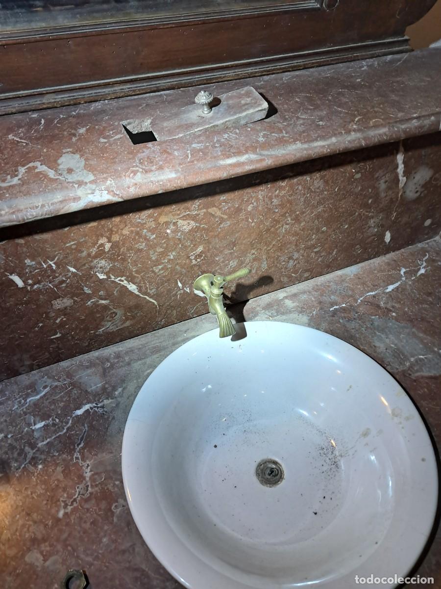 Antig&uuml;edades: Mueble Lavabo m&aacute;rmol - Foto 6