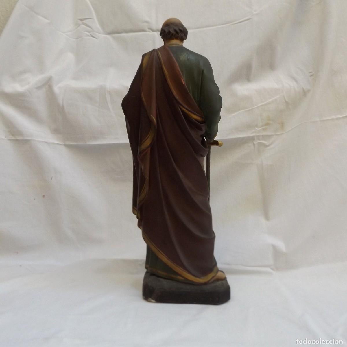 Antig&uuml;edades: figura de san pablo de yeso - Foto 2