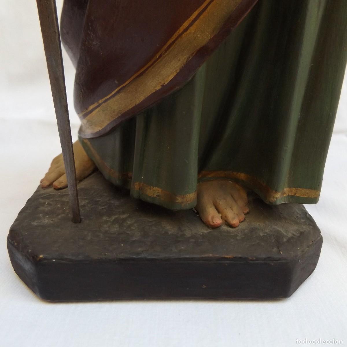 Antig&uuml;edades: figura de san pablo de yeso - Foto 9