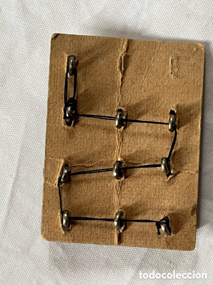 Antig&uuml;edades: 10 BOTONES DE V&Aacute;STAGO ANTIGUOS DE N&Aacute;CAR - Foto 3