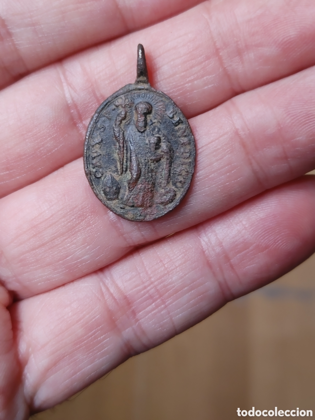 Antig&uuml;edades: Medalla en bronce. S. XVIII. - Foto 1