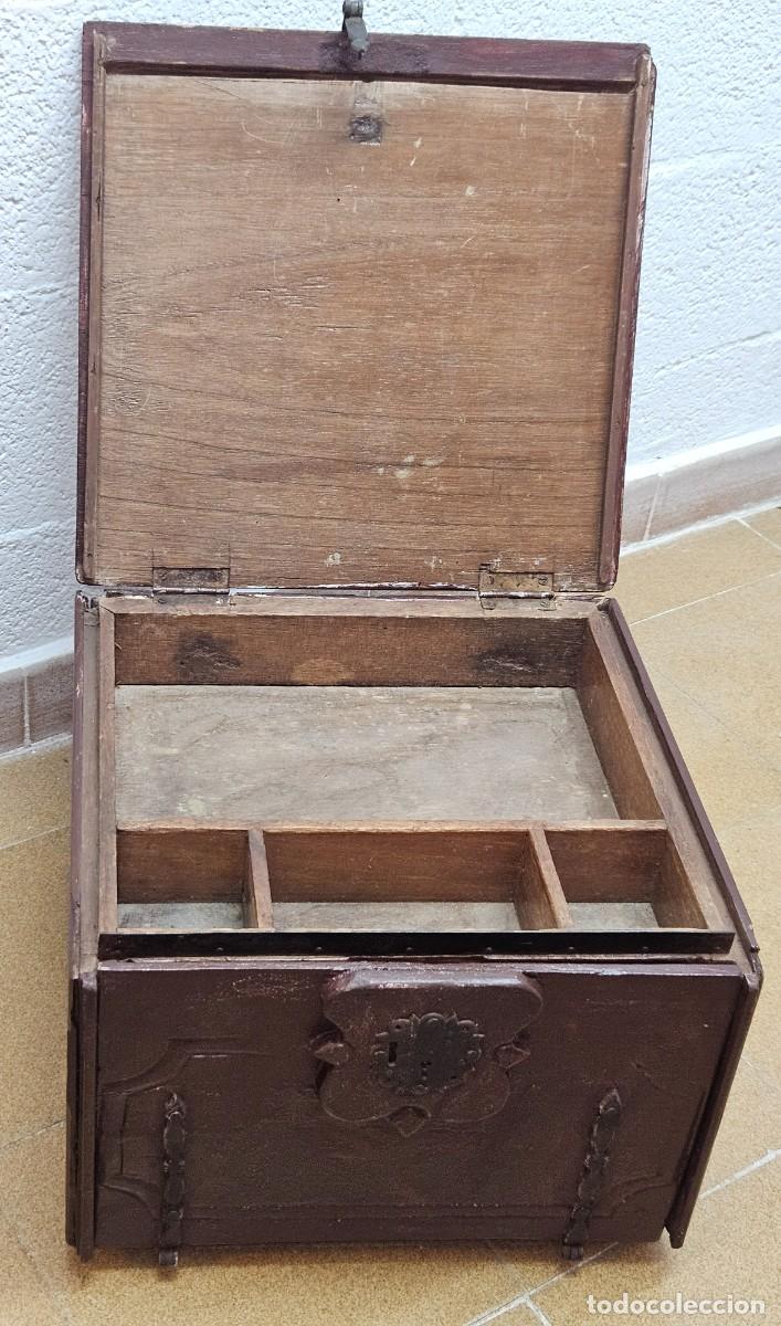 Antig&uuml;edades: CAJA ARCA CAJONERA ANTIGUO - Foto 5
