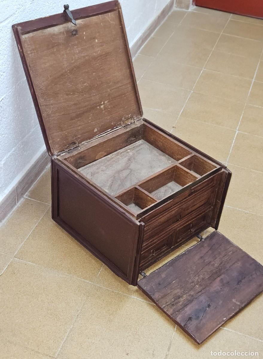 Antig&uuml;edades: CAJA ARCA CAJONERA ANTIGUO - Foto 6