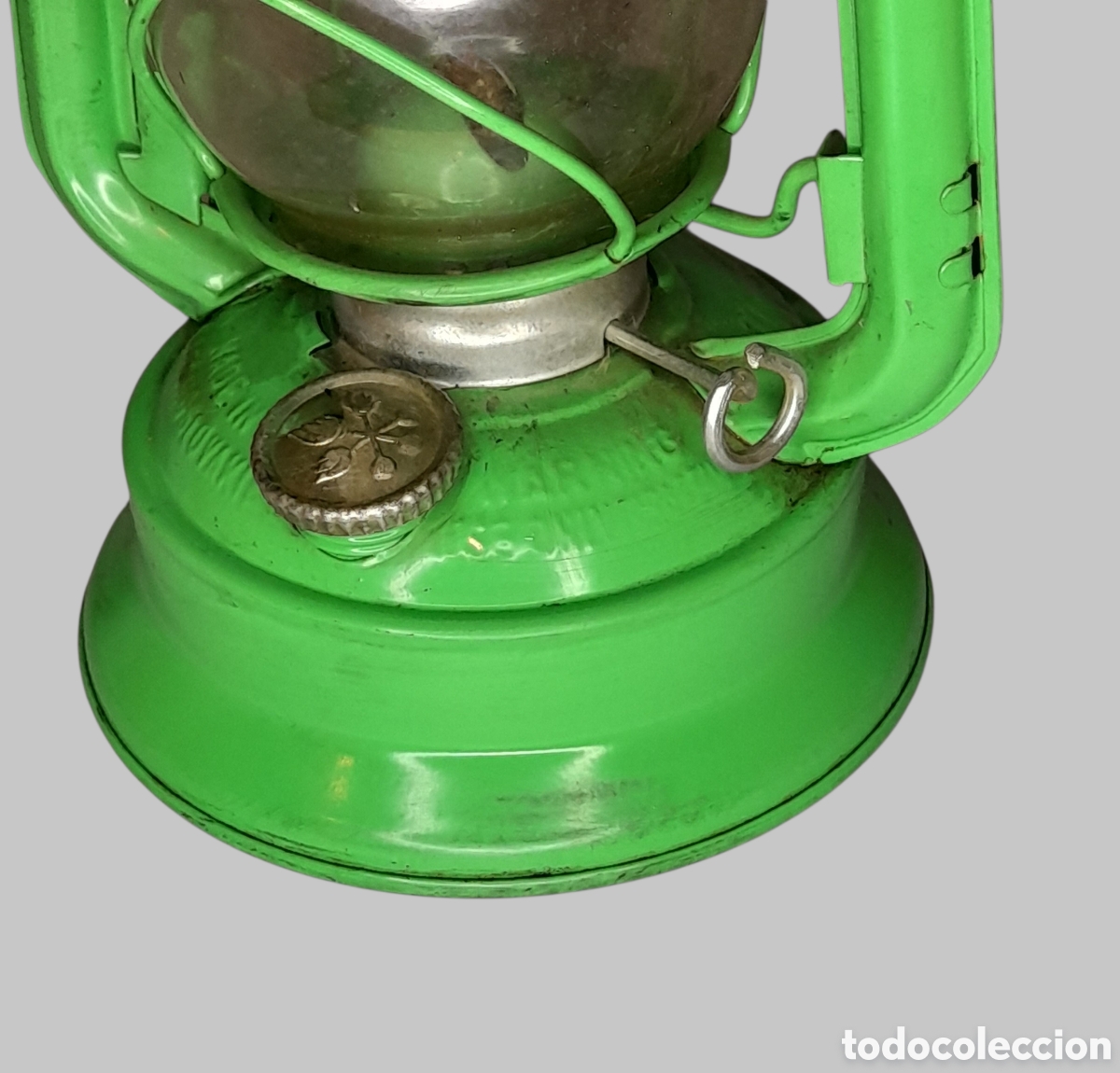 Antig&uuml;edades: L&aacute;mpara de petr&oacute;leo marca Meva - Foto 4