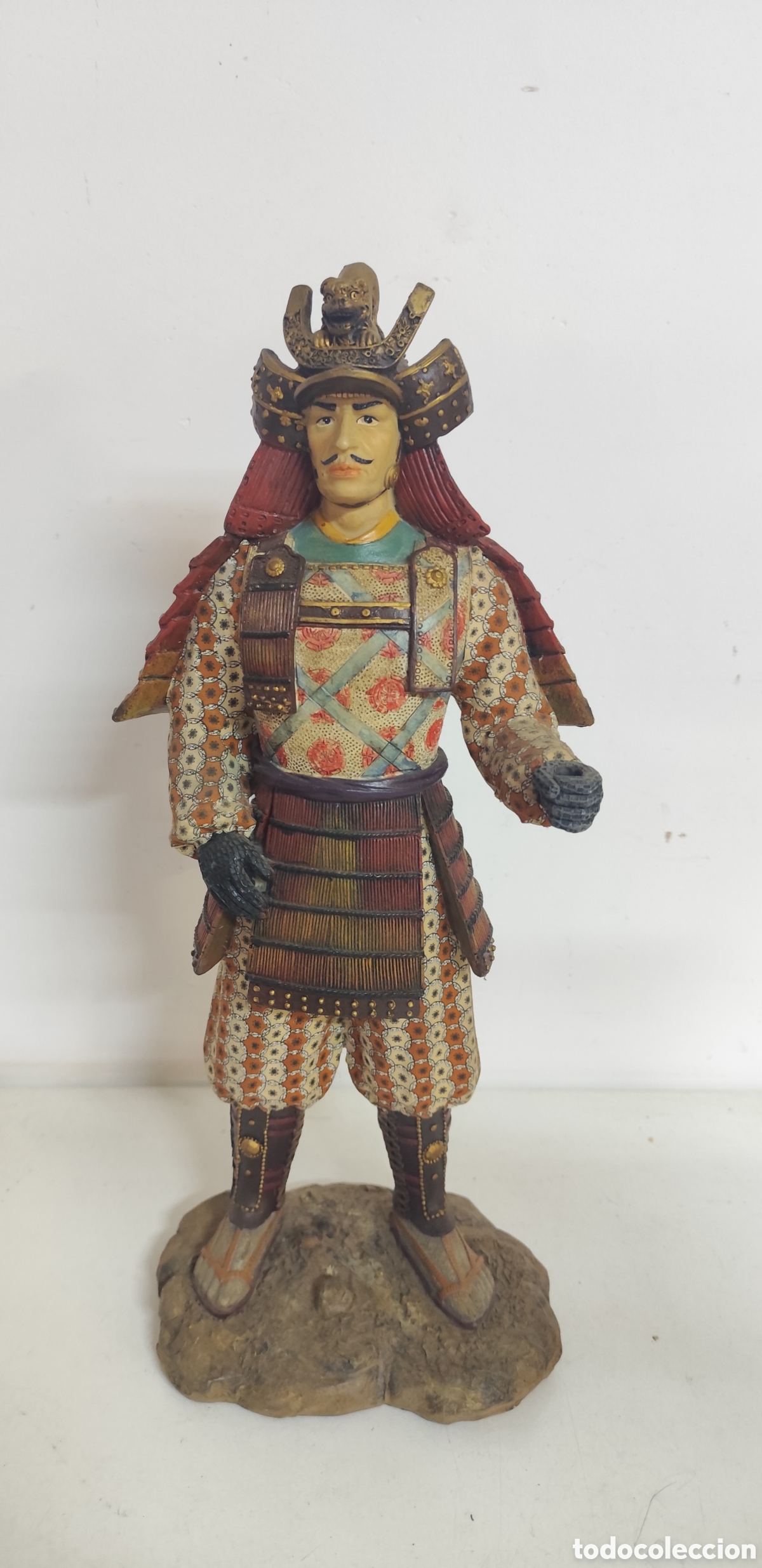 Antig&uuml;edades: Figura samurai buen estado