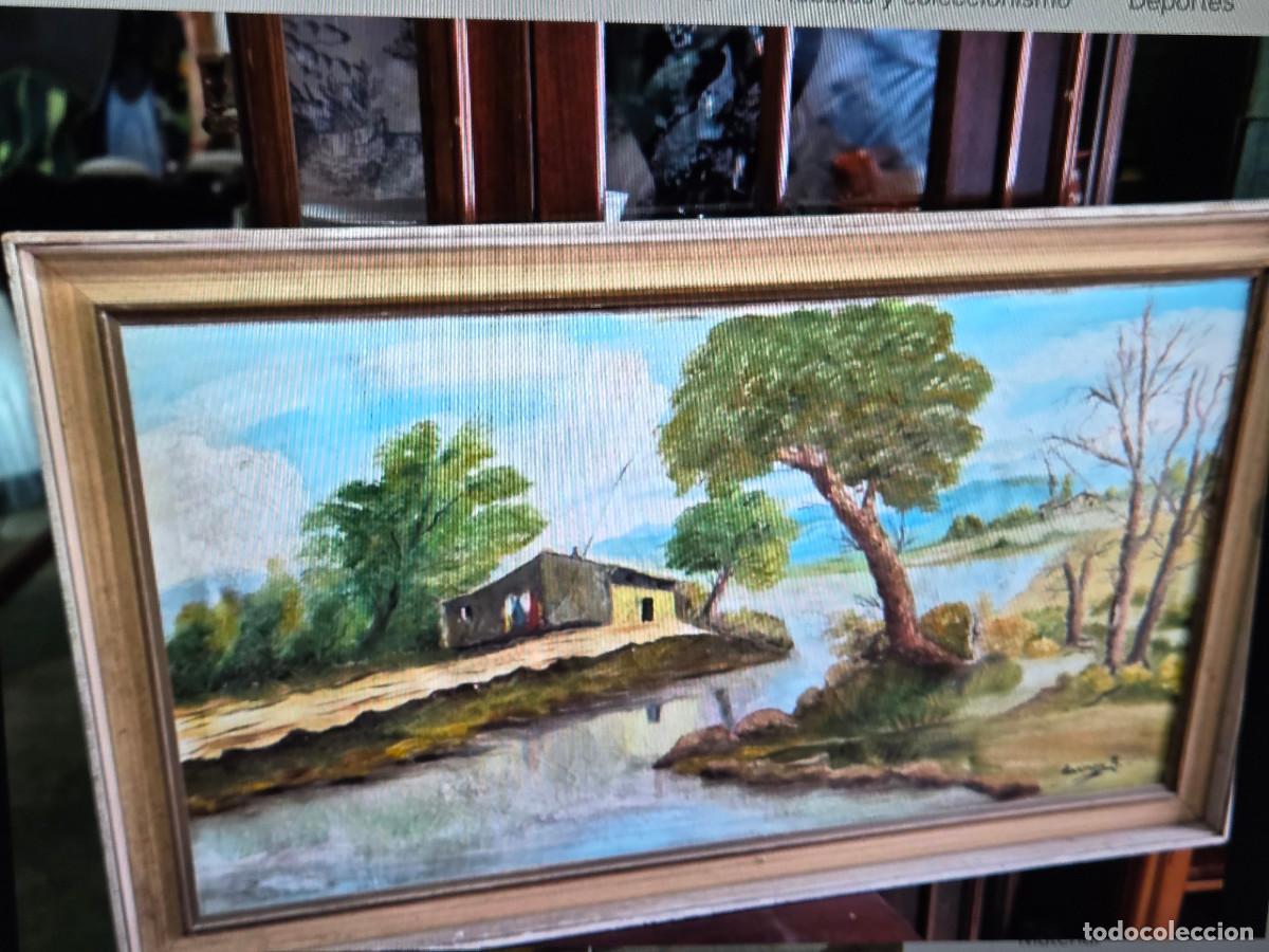 Antig&uuml;edades: cuadro antiguo al oleo - Foto 1