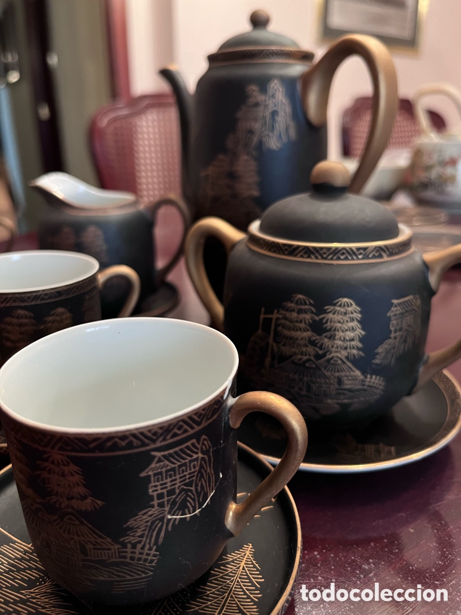 Antig&uuml;edades: Juego de caf&eacute; de porcelana - Foto 1