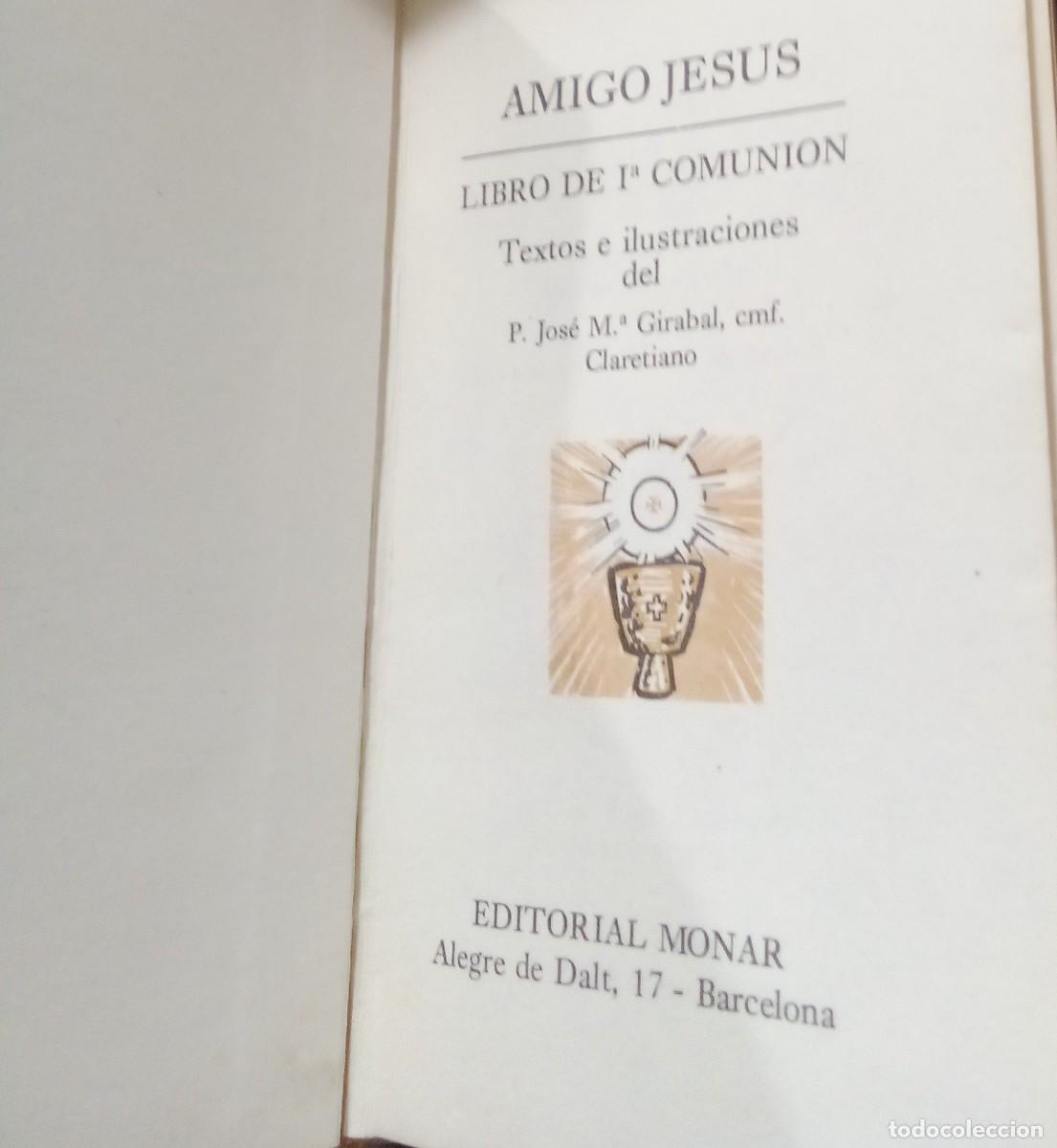Antig&uuml;edades: Antiguo Libro Mi Primera Comuni&oacute;n Gitabal Editorial Monar Impecable Sin Escribir - Foto 3