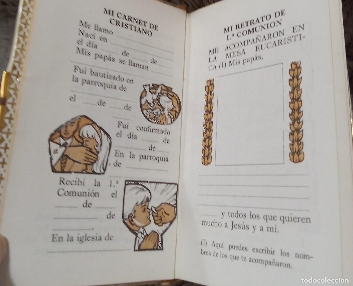 Antig&uuml;edades: Antiguo Libro Mi Primera Comuni&oacute;n Gitabal Editorial Monar Impecable Sin Escribir - Foto 4