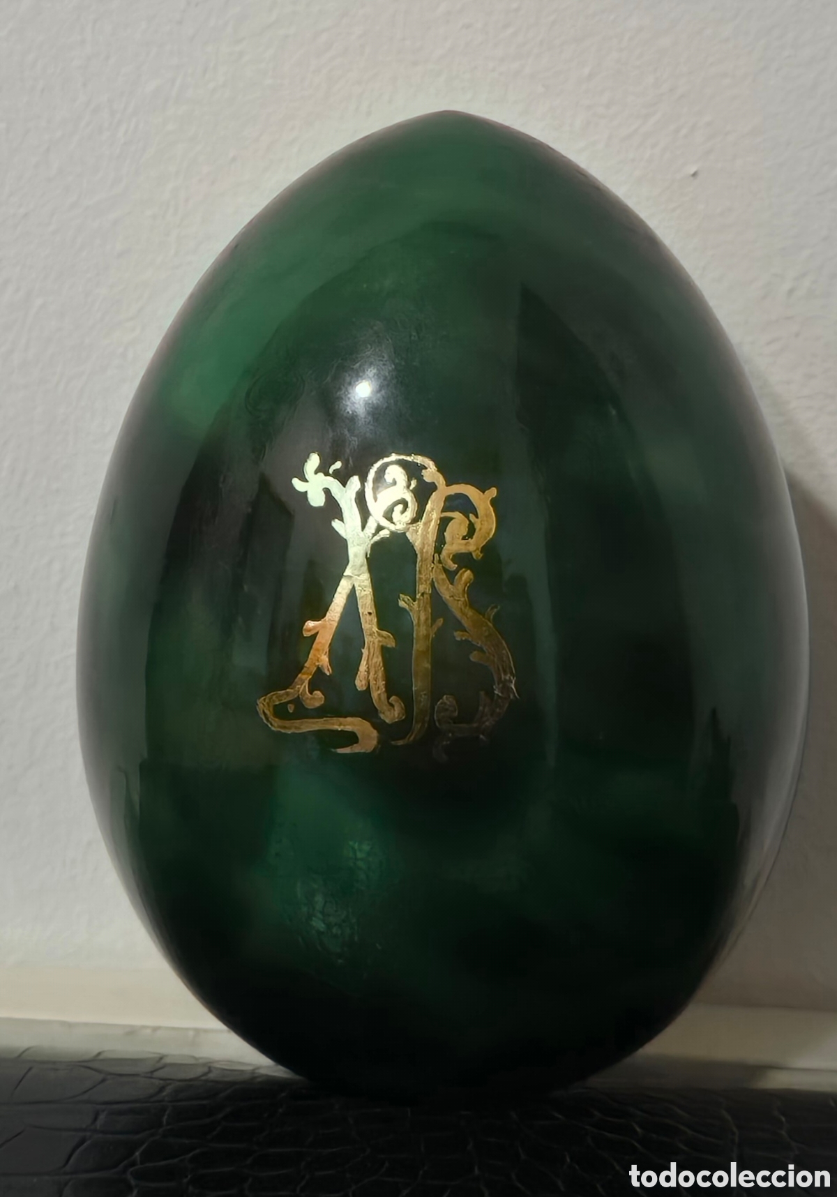 Antig&uuml;edades: Huevo Pascua Ortodoxo Madera - Foto 10