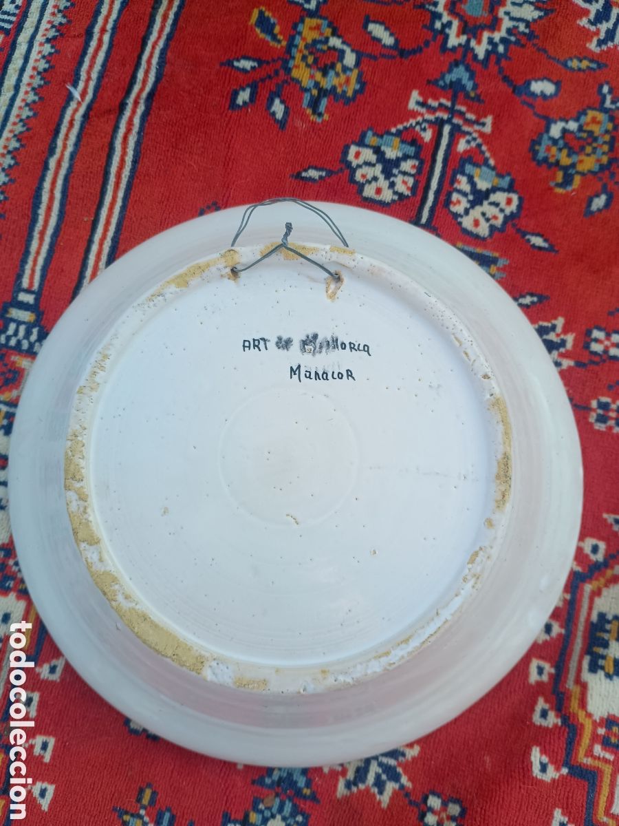 Antig&uuml;edades: Plato cer&aacute;mica Mallorca - Foto 5