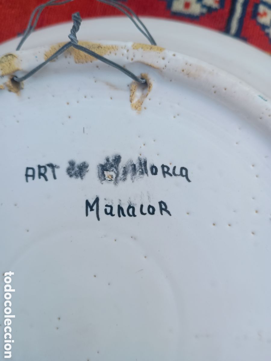 Antig&uuml;edades: Plato cer&aacute;mica Mallorca - Foto 6