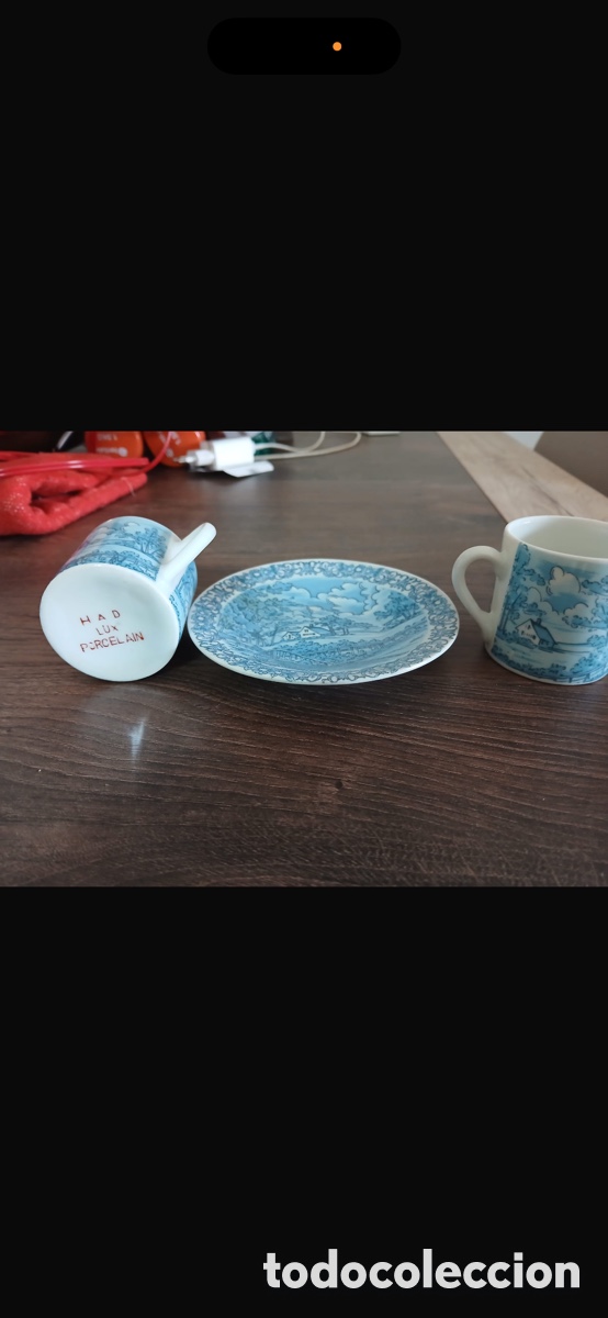 Antig&uuml;edades: Tazas cafe porcelana - Foto 1