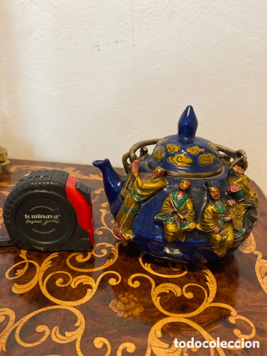 Antig&uuml;edades: Bell&iacute;sima tetera china - Foto 3